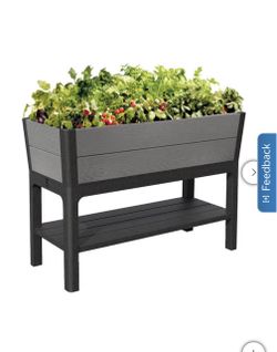 Darwin 29 Gallon Raised Garden Bed and Self Watering Planter Box
