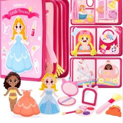 Brand New 
Busy Board Princess Toy 3 Year Old Girls - Toddlers Quiet Busy Book for Toddlers 3-5 Pretend Play - Montessori Toys 3-4 Year Old Girl Birth