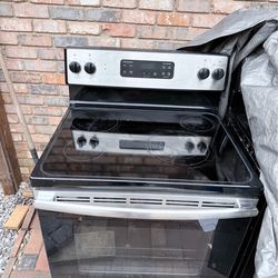 Stainless Steel Electric Glass Stove Top.