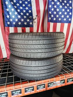 ✅ 245/50R19 PIRELLI CINTURATTO P7 RSC RUN-FLAT ALL SEASON 2 NICE USED TIRES 245 50 19