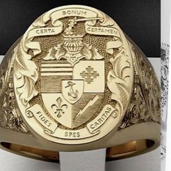 *SALE* Classic Royal Shield Crest Ring Sizes 7/8/9/10/11/12/13  Brand New 