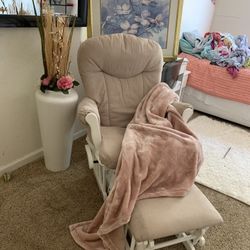 Rocking Chair And Frame $75 For All 🍀🎁🎈🚚🍀 Chair, Picture, Wall Art, White Chairs, Baby Rocking Chair. 