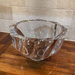 Vintage Orrefors Of Sweden Heavy Crystal Bowl