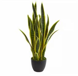 26 in. Indoor Sansevieria Artificial Plant