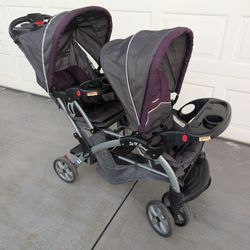 Baby Double Stroller 