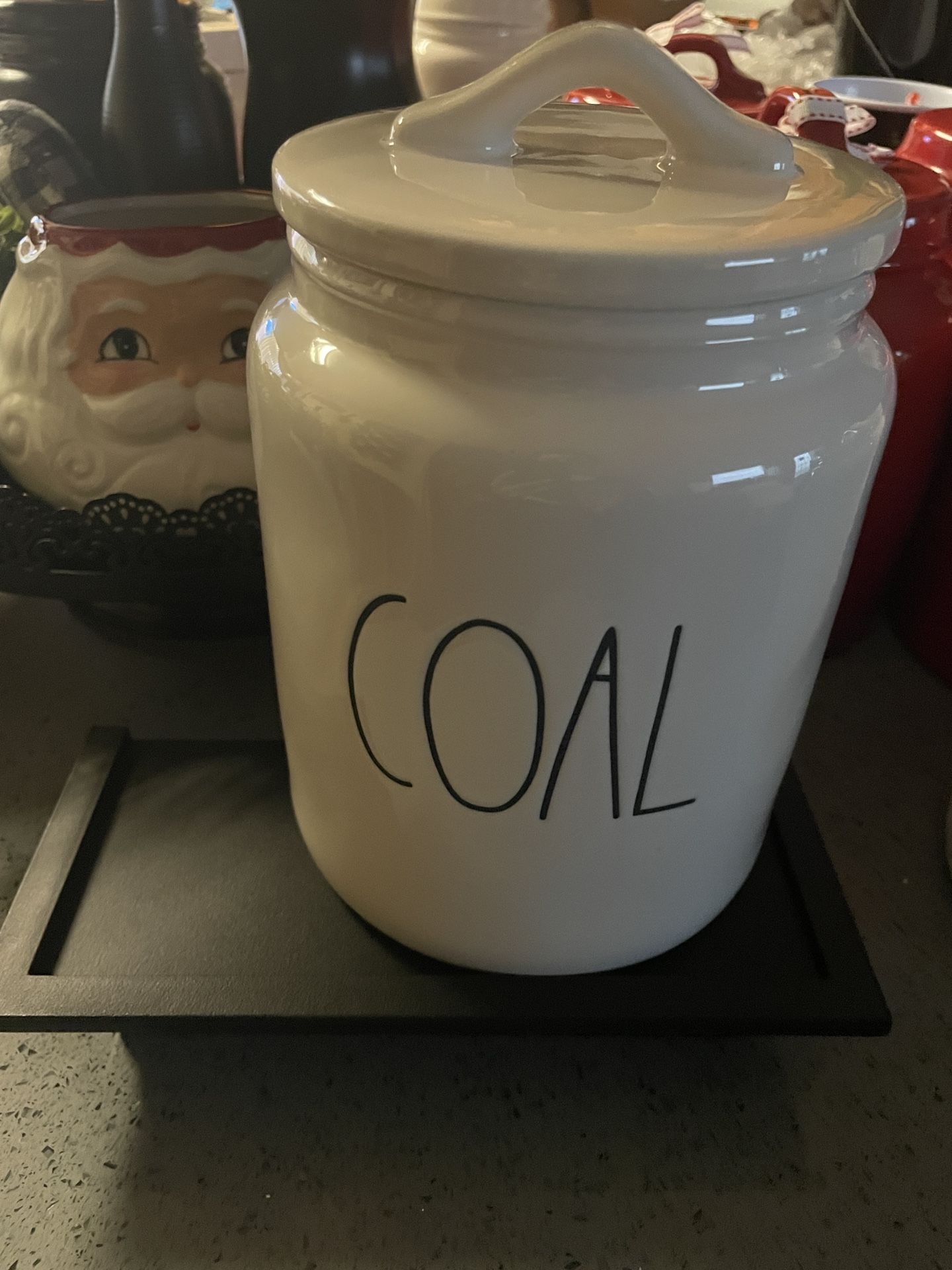 Rae Dunn Coal Canister