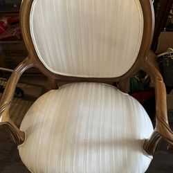 2 Vintage Wooden Dining Chairs
