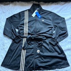 Rare adidas Originals 3-Stripes 3S Wrap Tracksuit Dress Women's Size Medium