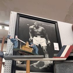 Vintage Framed Poster of Ali /Liston