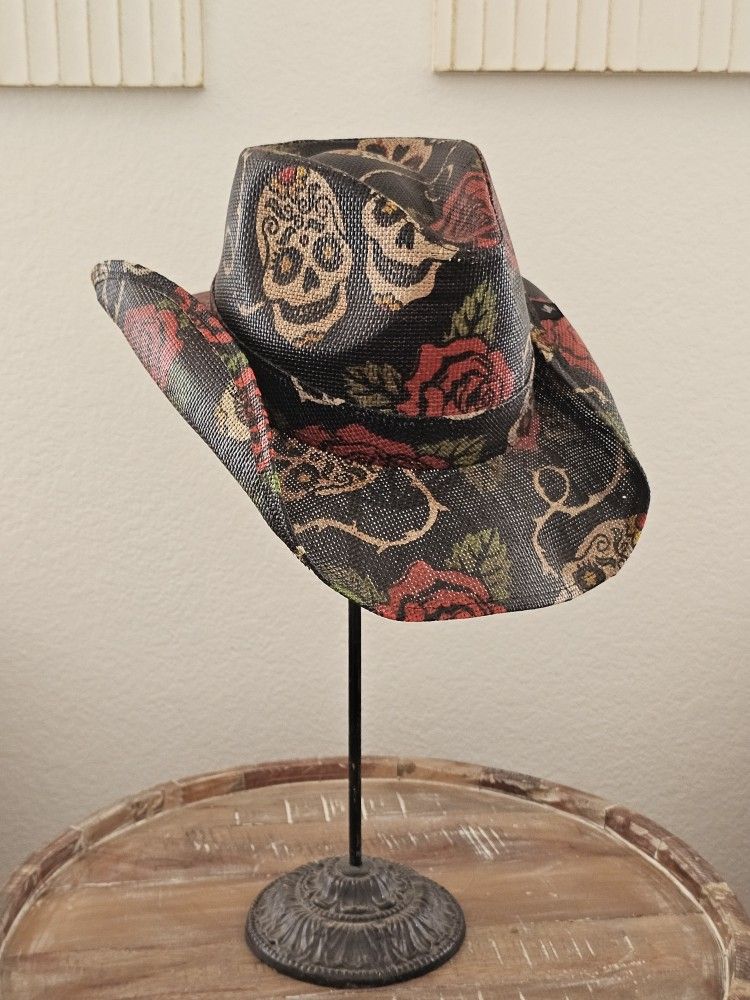 Peter Grimm Cowboy Hat w/ Secret Cash Or Credit Card Compartment, Unisex Sizing **NEW**