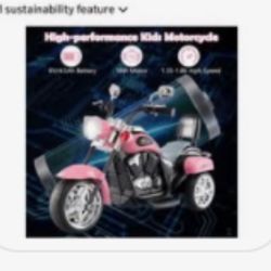 Electric Motorcycle For Kids