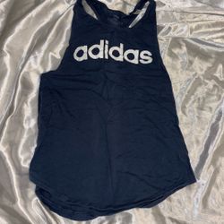 Adidas Blue Women Running Razor Back Shirt