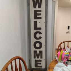 7ft Welcome Sign 