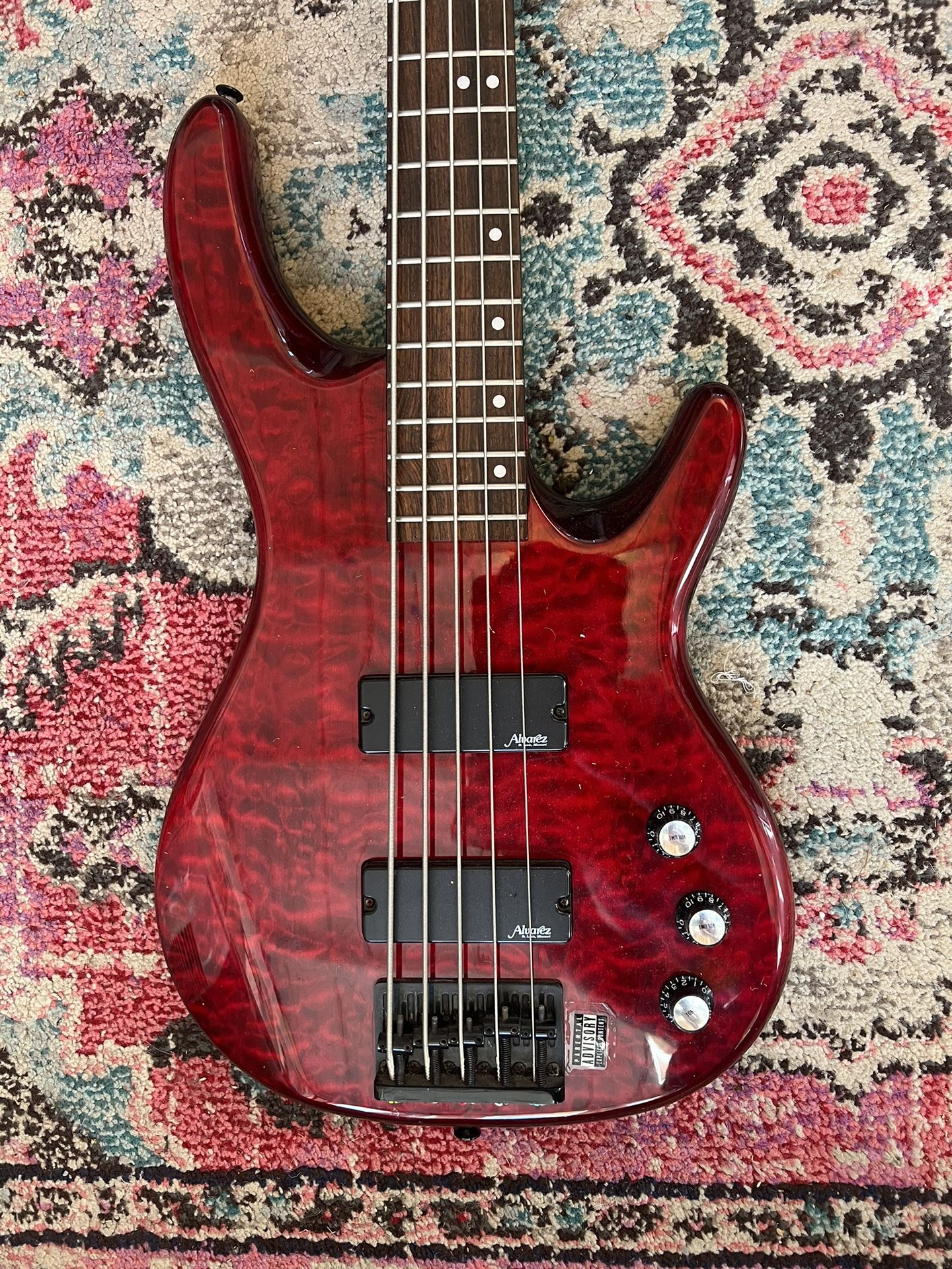 Alvarez 5 String Bass Guitar 90s/00s Made in Korea Bajo