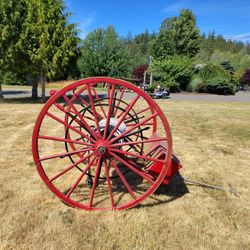 Old School Fire Hose And Reel 