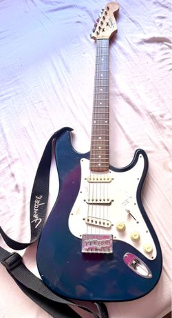 Fender Squire Signed with Fender LT50 amp