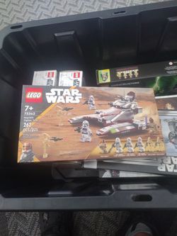 Legos Star wars Republic fighter tank with mace windu