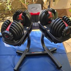 Bowflex 552 Adjustable Dumbbells (5–52.5 lbs)