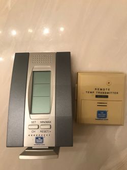 Weather channel device transmitter remote