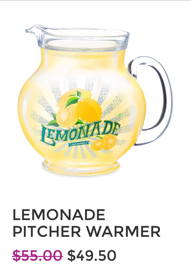 SALE Scentsy Lemonade Pitcher Warmer $49