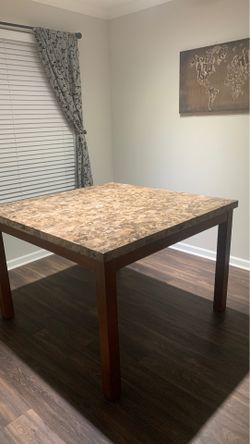 Marble dining room table
