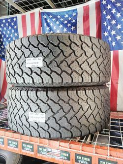 ✅ 2 USED TIRES LT305/55R20 ATLANDER MUD CLAW ALL TERRAIN 305 55 20