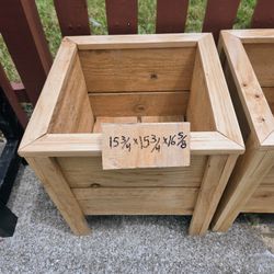 Cedar Planter Boxes