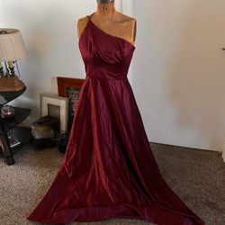 Burgundy Bridesmaids Dress