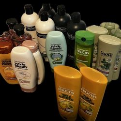 11 shampoos and 8 conditioners 