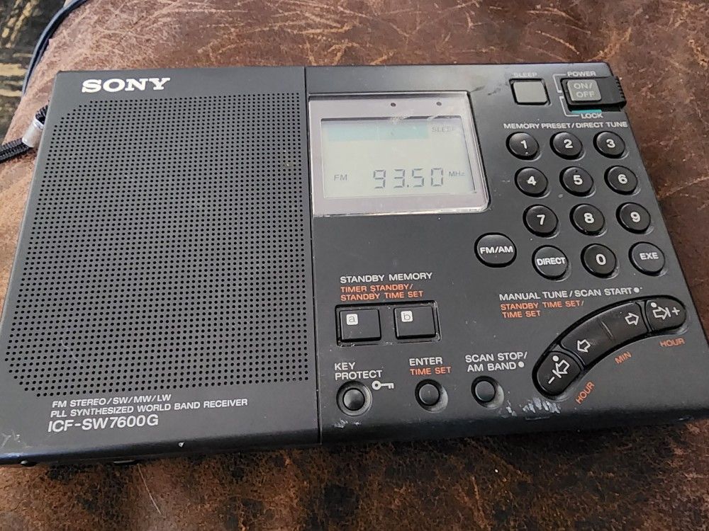 Sony Radio World band Receiver