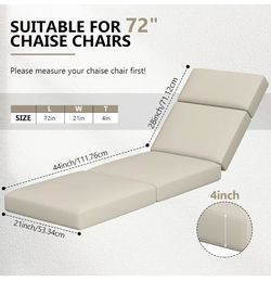 Brand new lounge chair cushion