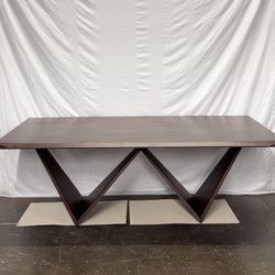82.5” Solid Wood Dining Table , Walnut *Free Delivery* 