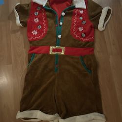 Blizzard Bay mens Men's Ugly Christmas Romper