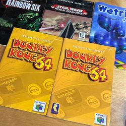 Nintendo 64 / N64 - Manuals 