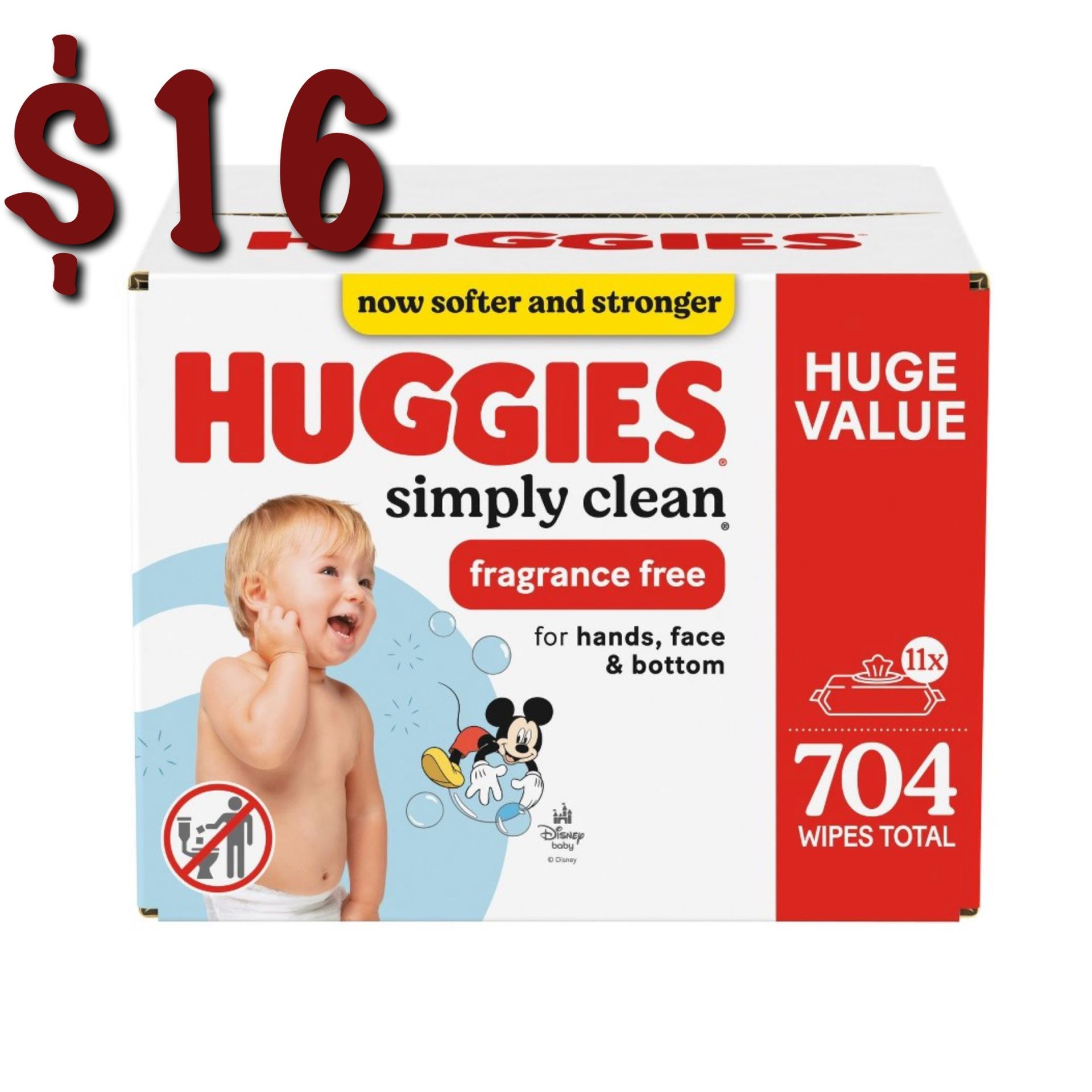 Huggies Wipes  704
