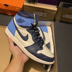Jordan Obsidian 1s size 12 USED But Clean