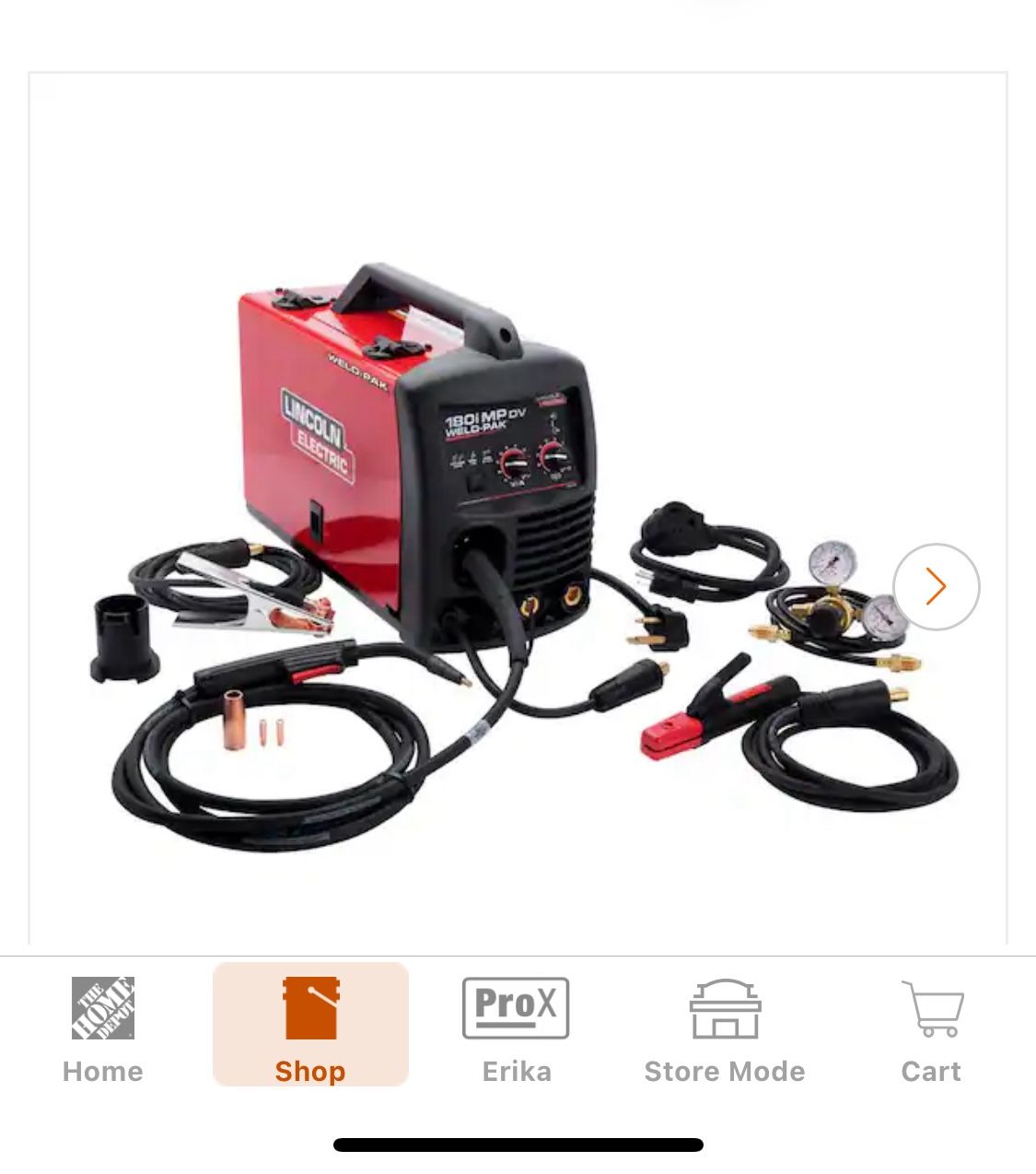 180 Amp Weld-Pak 180i Multi-Process Stick/MIG/Flux-Core/TIG, 120V or 230V Aluminum Welder with Spool Gun sold separately