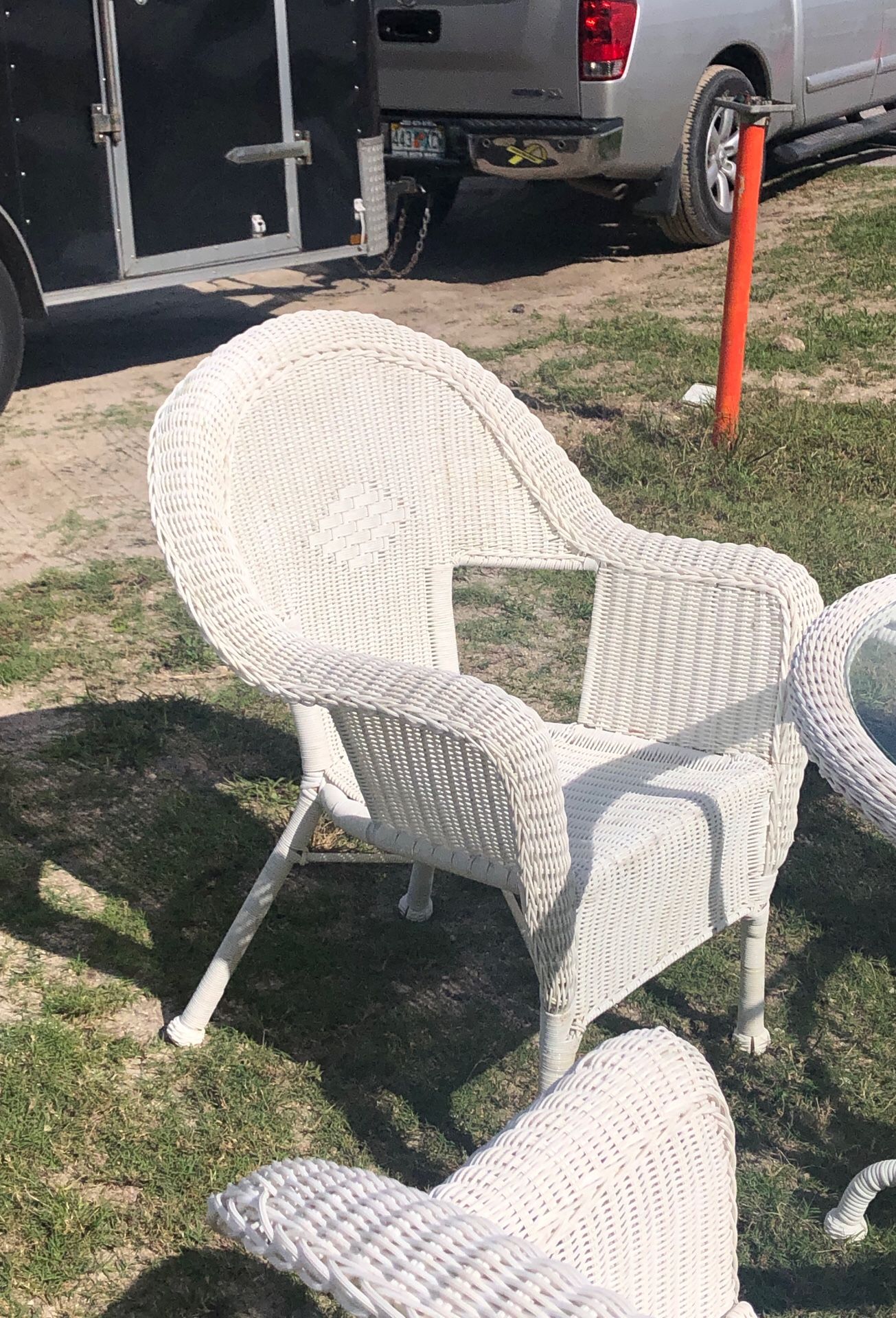 resin wicker patio set