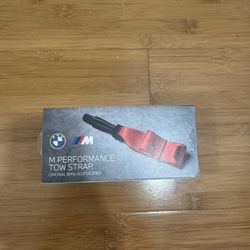 BMW M Performance Tow Strap (Red) — Brand New