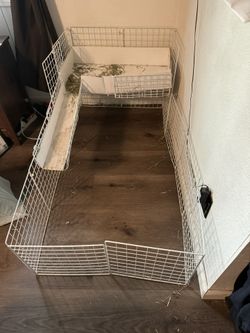 Guinea Pig Cage 2x4 Grids And Top Section