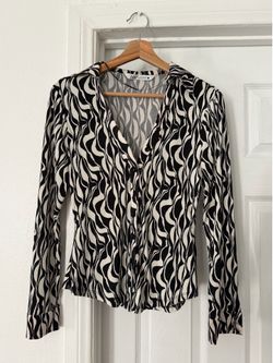 Zenobia long-sleeve button up (M)