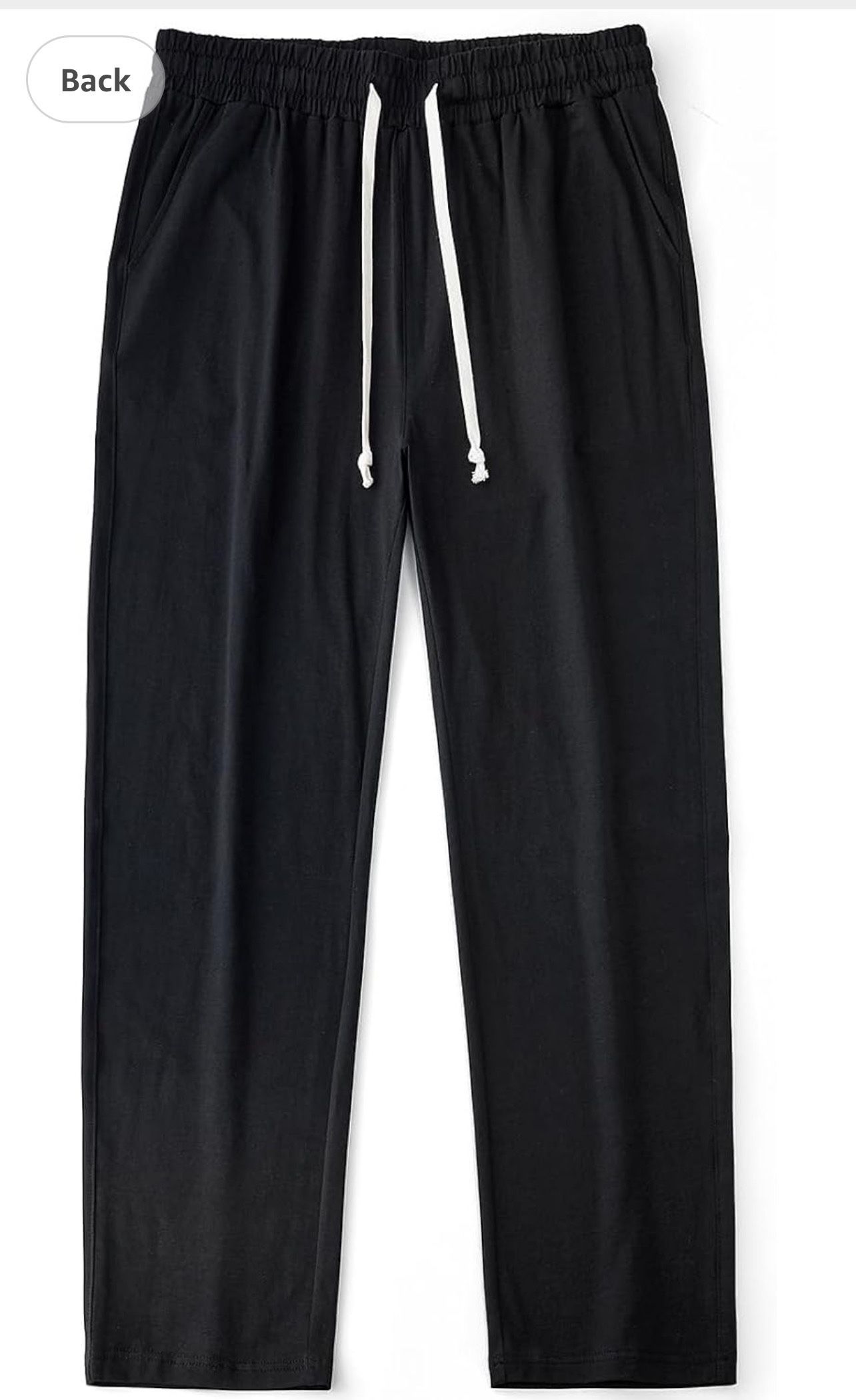 Cotton Yoga Pants, Running Exercise Lightweight Sports Pants, Open Bottom Casual Pants with Pocket