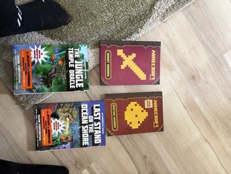 Minecraft Bundle: Combat Handbook, Redstone Handbook, Jungle Temple Oracle Unofficial Novel and Last Stand on the Ocean Shore Unofficial Novel