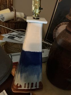 Custom made ceramic lamp