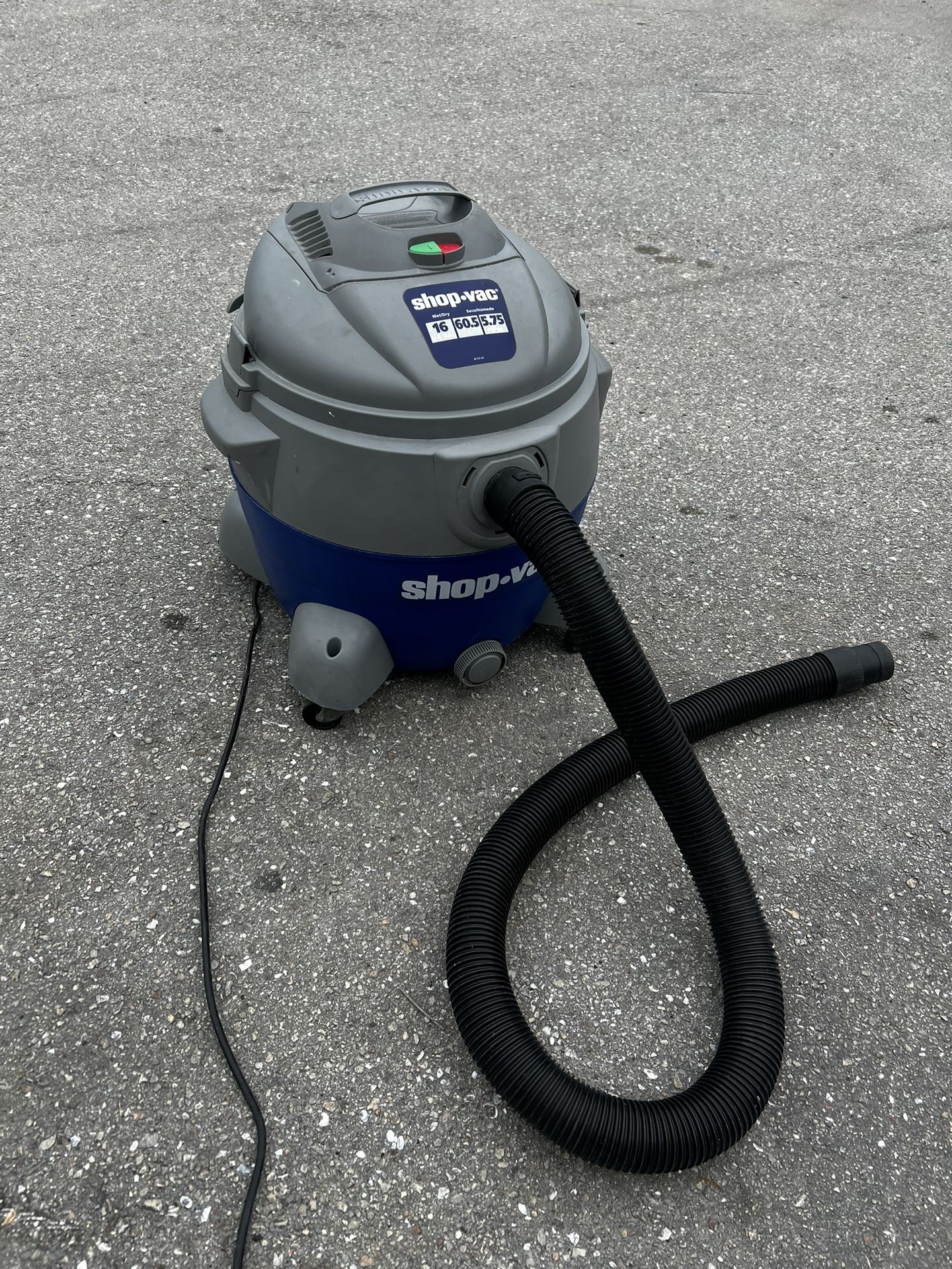 Shop-Vac 16-Gallons Shop Vacuum, Works Great!