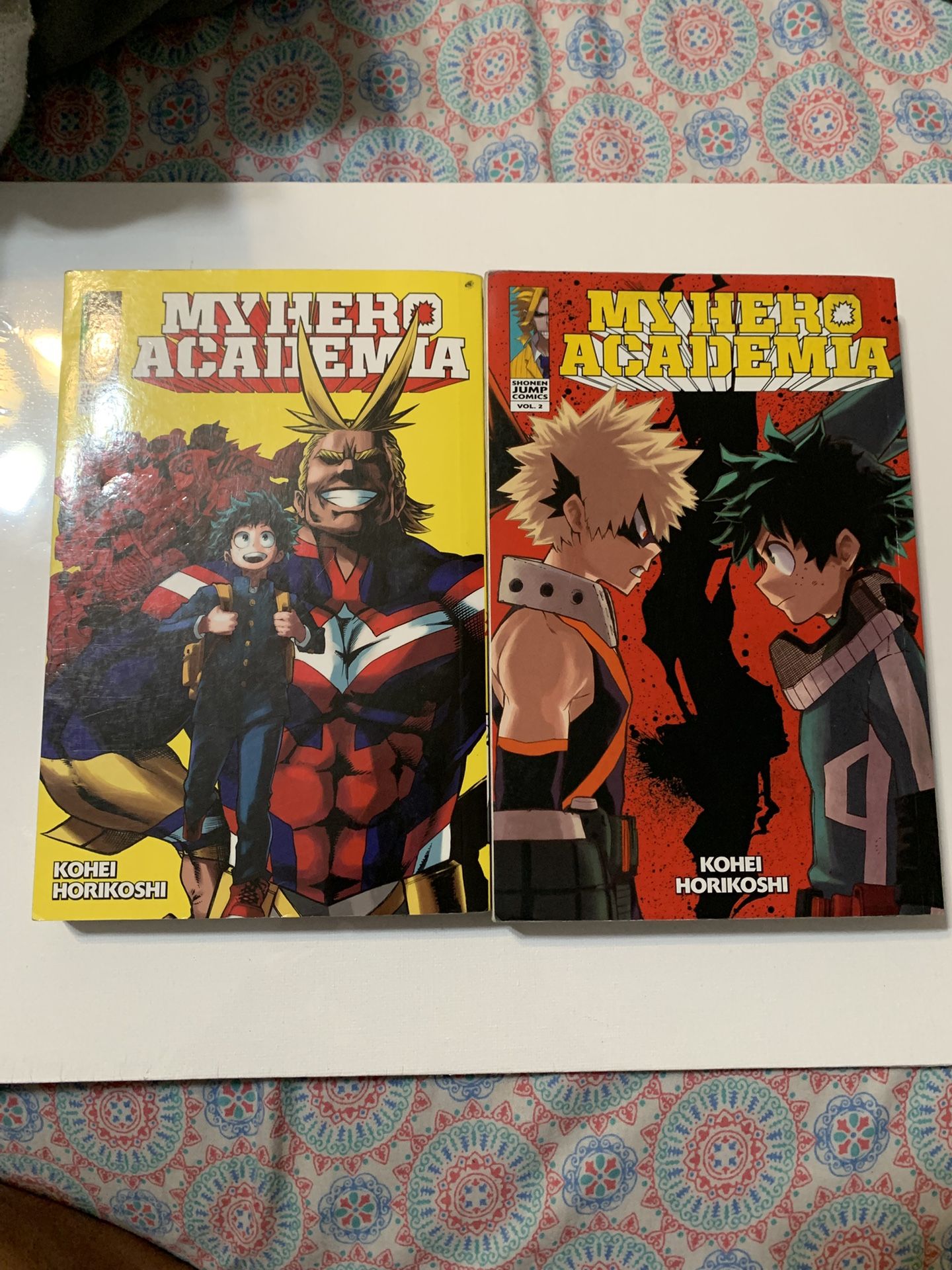 My Hero Academia Manga Volumes 1 & 2