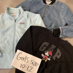 Girls jackets and Sweater bundle