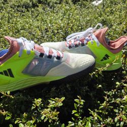 Adidas Adizero Ubersonic 4.1 Off White/Carbon/Lucid Lemon