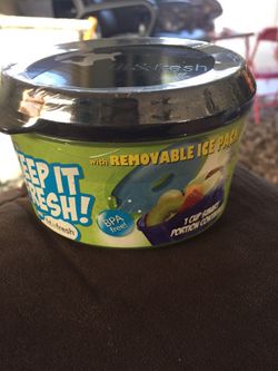 Fit n fresh container and ice pack