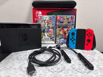 Nintendo Switch with 2 game chips